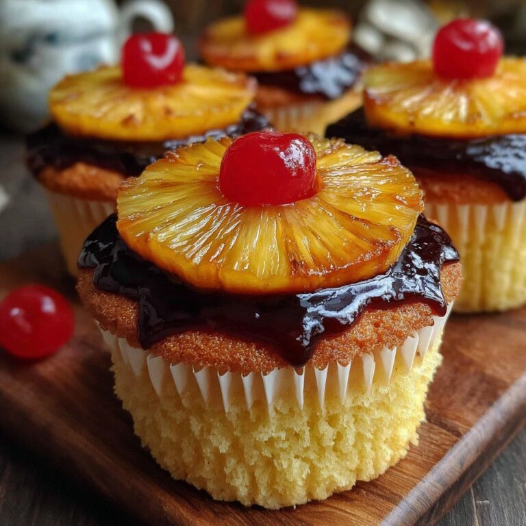 Pineapple Upside-Down Cupcakes Recipe