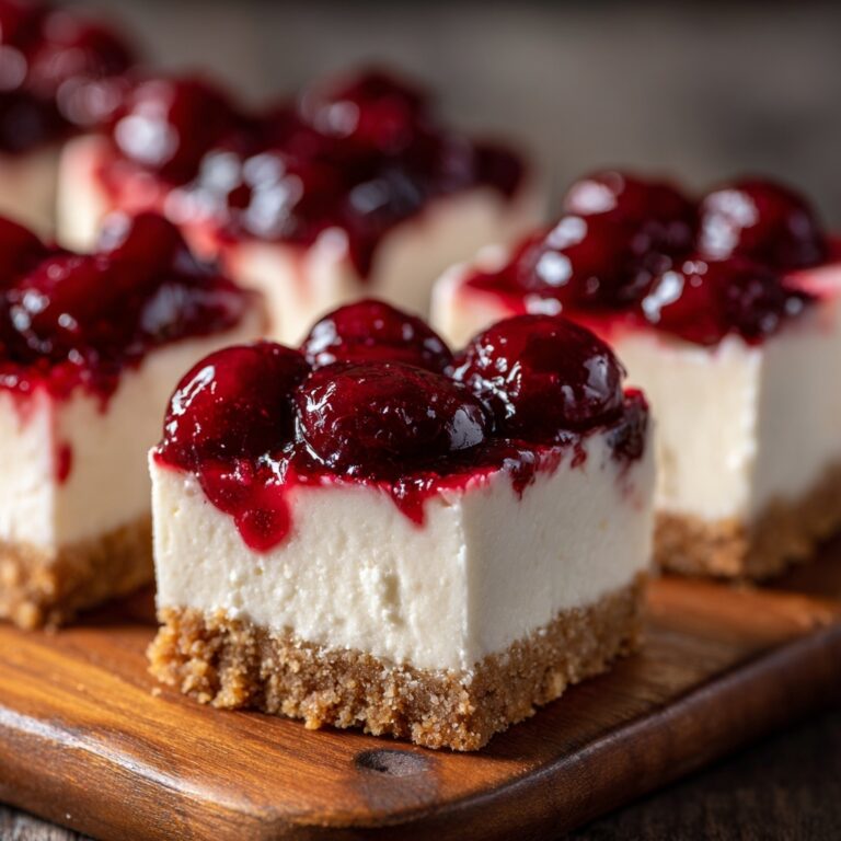 Cherry Cheesecake Bars Recipe