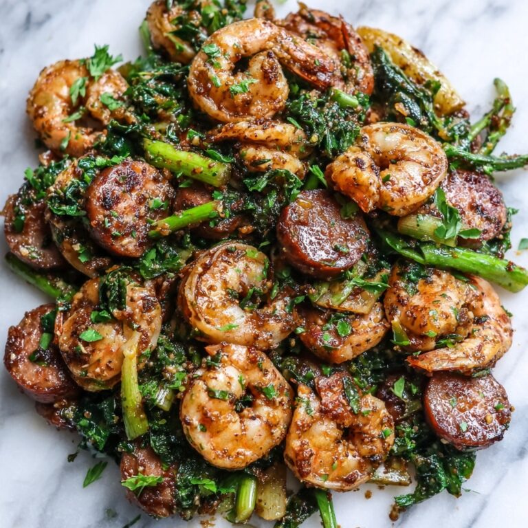 Shrimp and Sausage Cabbage Bowl Recipe