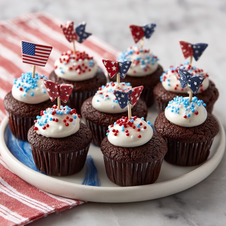 Patriotic Brownie Bombs Recipe