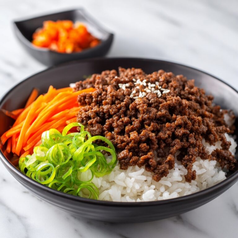 Korean Ground Beef Bowl Recipe
