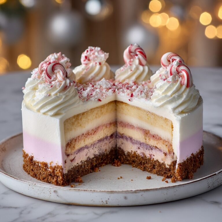 Ultimate Festive Peppermint Ice Cream Cake Recipe