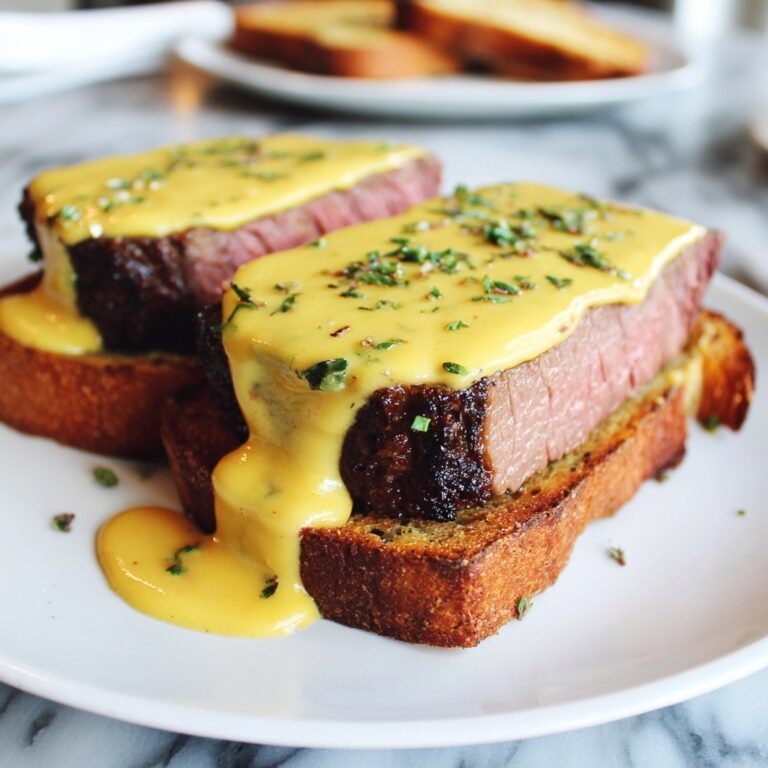 Grilled Beef Tenderloin Crostini with Béarnaise Sauce Recipe