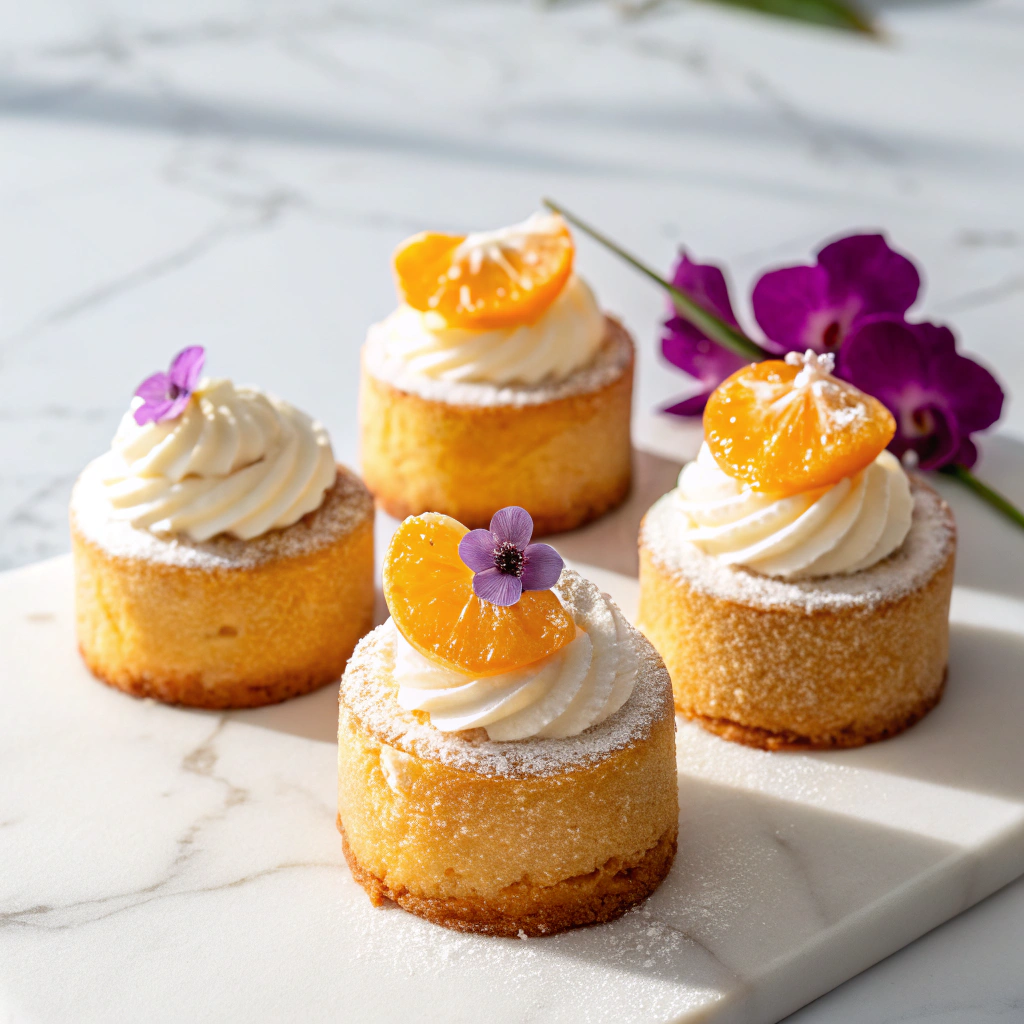 Mini Brown Butter Lemon Cakes Recipe - Recipe Image