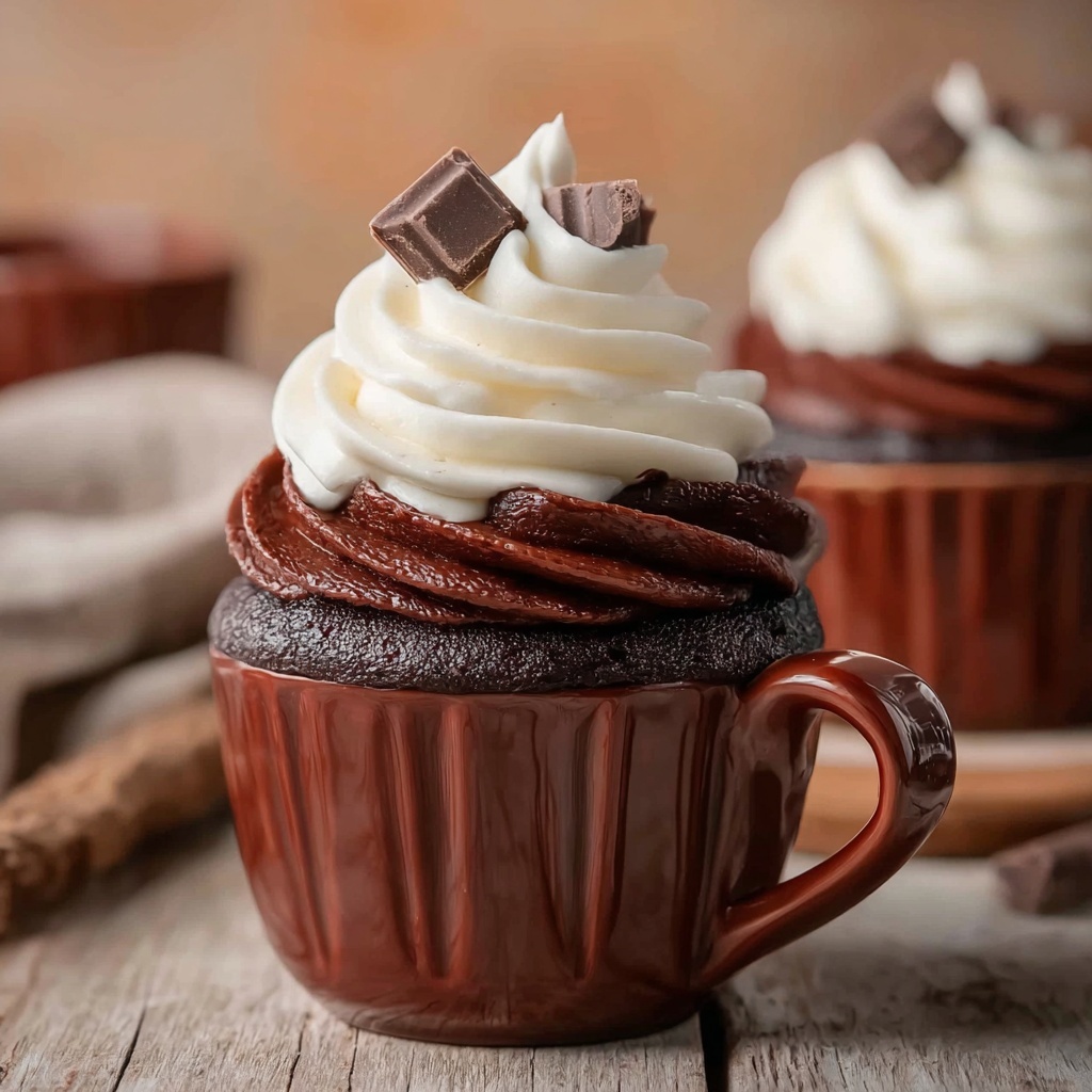 Hot Cocoa Mug Cupcake Recipe - Recipe Image