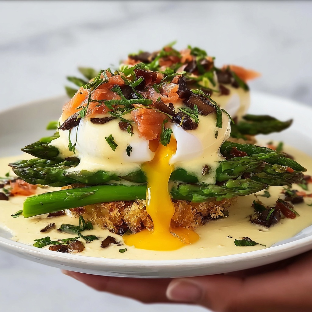 Salmon Cake Eggs Benedict Recipe - Recipe Image