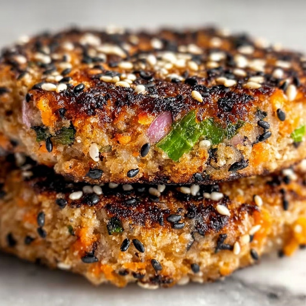 Sesame Crusted Salmon Patties Recipe - Recipe Image