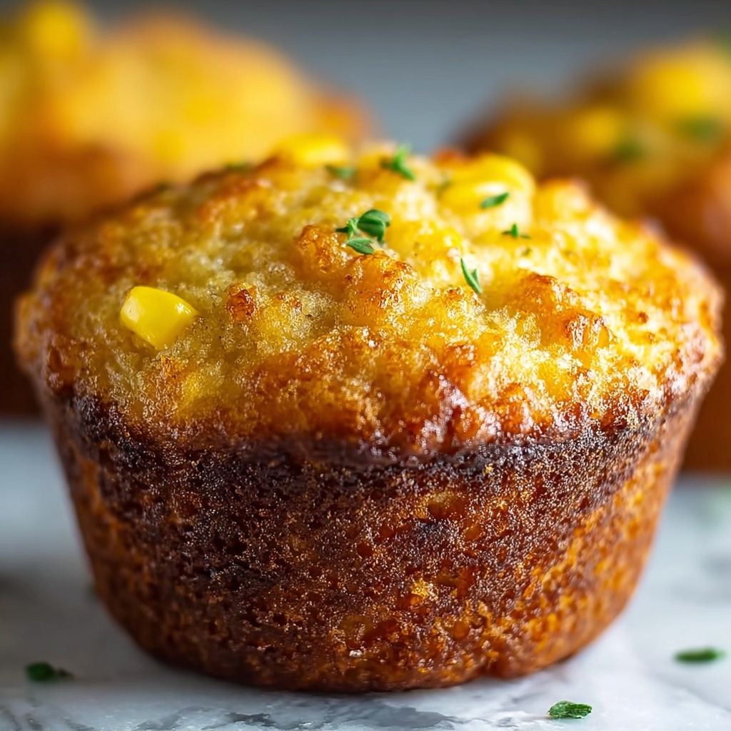 Crispy Cheddar Corn Potato Muffins Recipe - Recipe Image