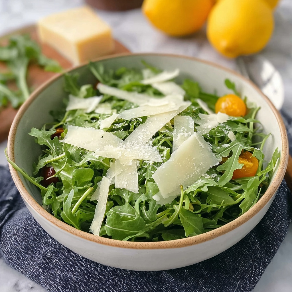 Fresh Arugula Salad with Cherry Tomatoes, Feta, and Balsamic Honey Dressing Recipe - Recipe Image