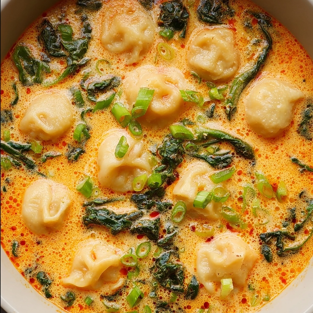 Thai Red Curry Dumpling Soup Recipe - Recipe Image