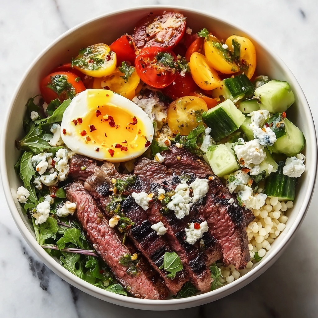 Mediterranean Steak Bowl Recipe - Recipe Image
