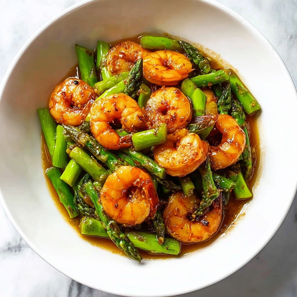 Shrimp and Asparagus Stir Fry Recipe - Recipe Image