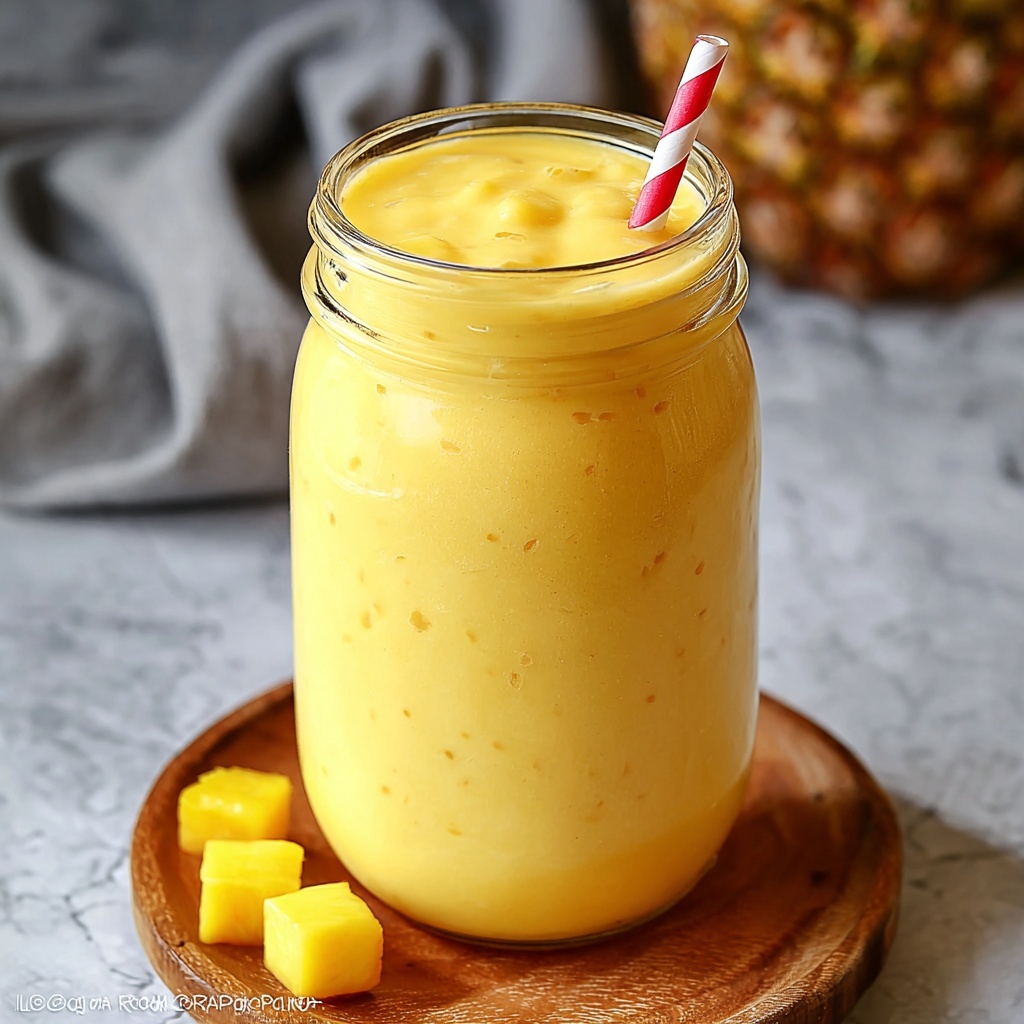 Mango Pineapple Smoothie Recipe - Recipe Image