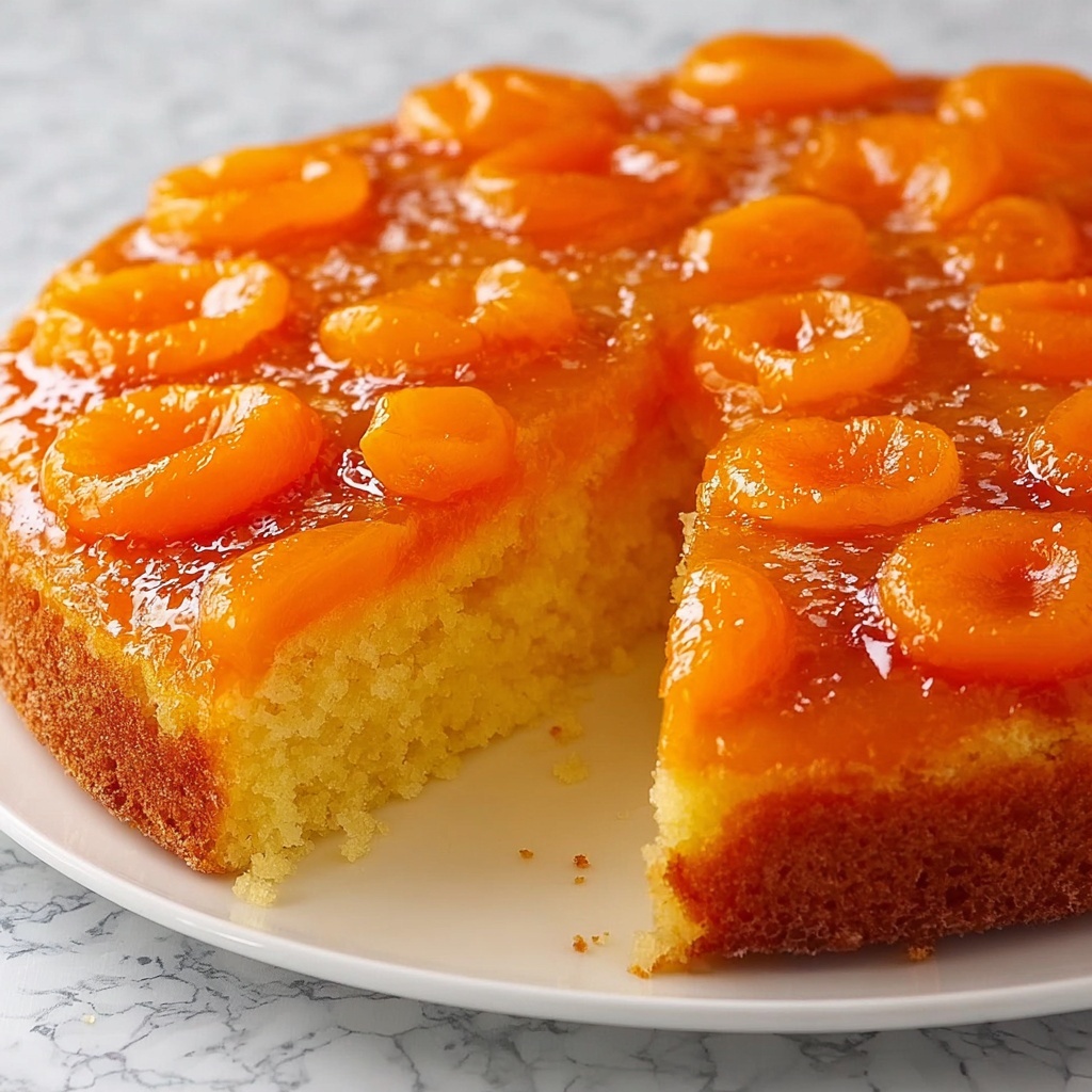 Apricot Upside-Down Cake Recipe - Recipe Image