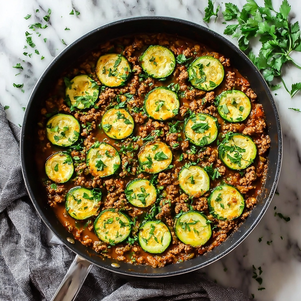 Ground Turkey and Zucchini Skillet Recipe - Recipe Image