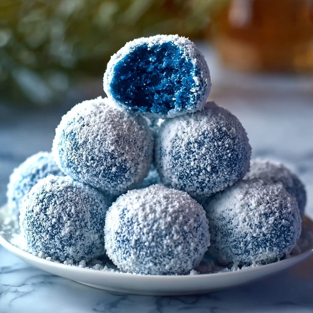 Blue Christmas Truffles Recipe - Recipe Image