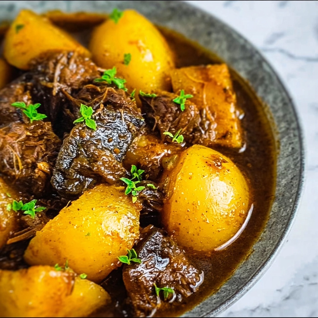 Caribbean Beef Curry with Potatoes Recipe - Recipe Image