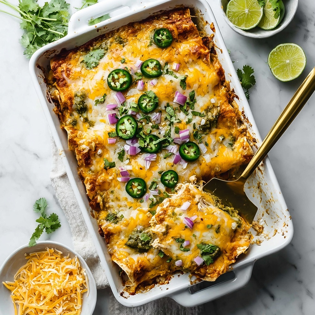 Salsa Verde Chicken Casserole Recipe - Recipe Image
