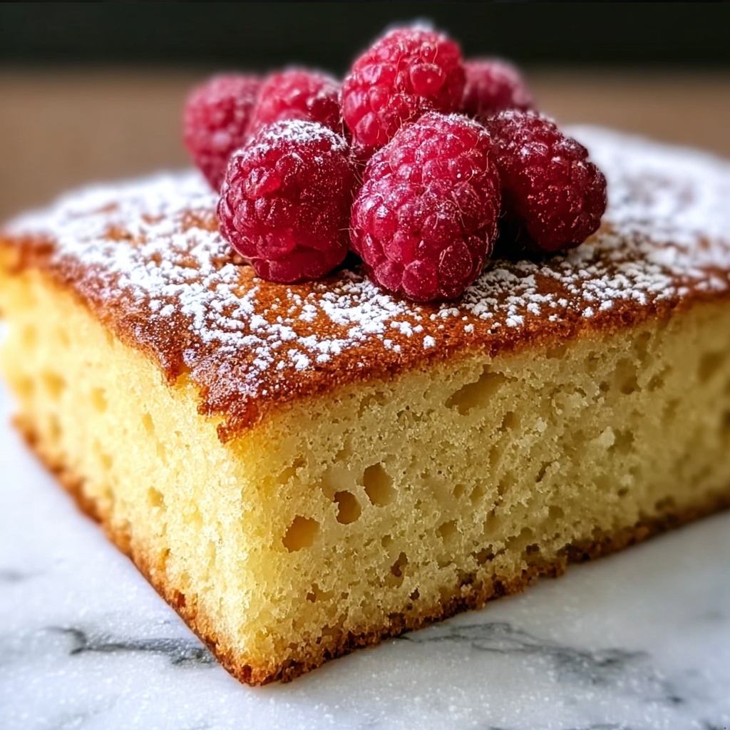 Grilled Sunny Lemon Pound Cake with Raspberries Recipe - Recipe Image