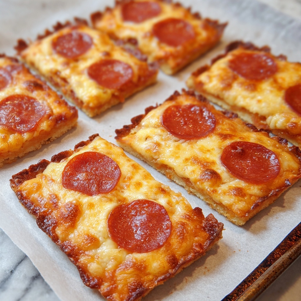Large Keto Pizza Crackers Recipe - Recipe Image