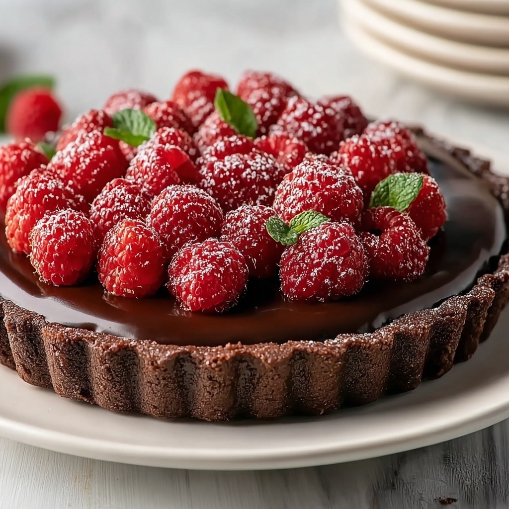 Chocolate Raspberry Tart: An Amazing Ultimate Recipe - Recipe Image
