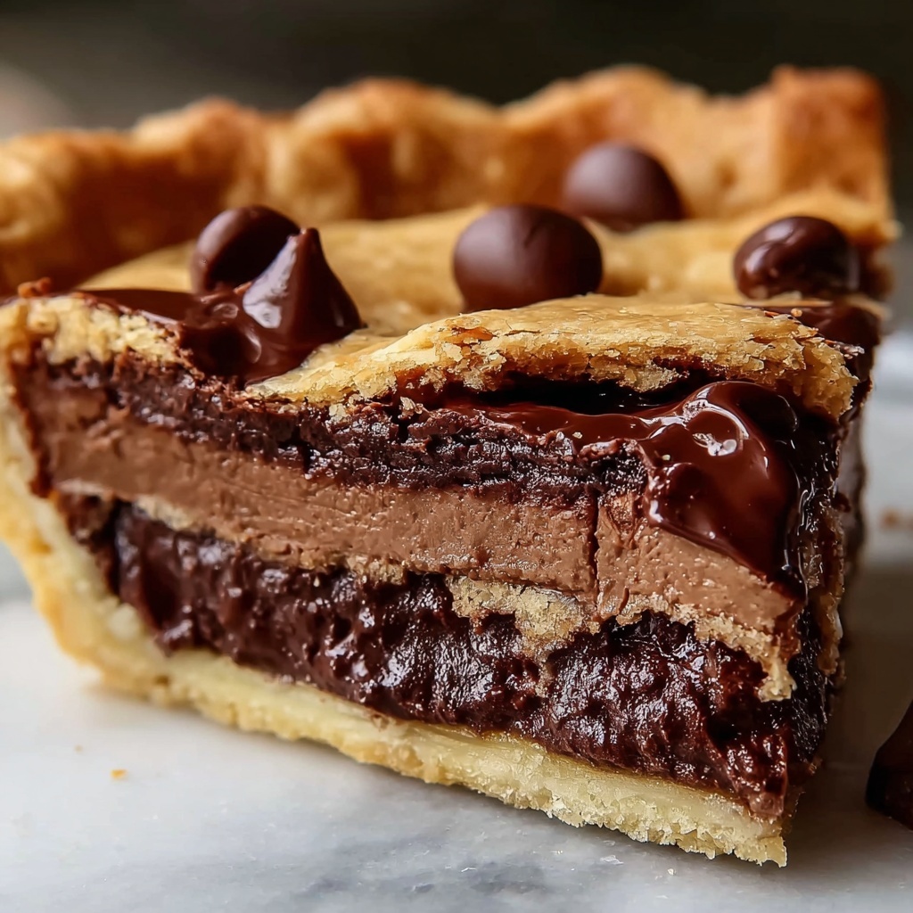 Gooey Nutella-Stuffed Cookie Pie Recipe - Recipe Image