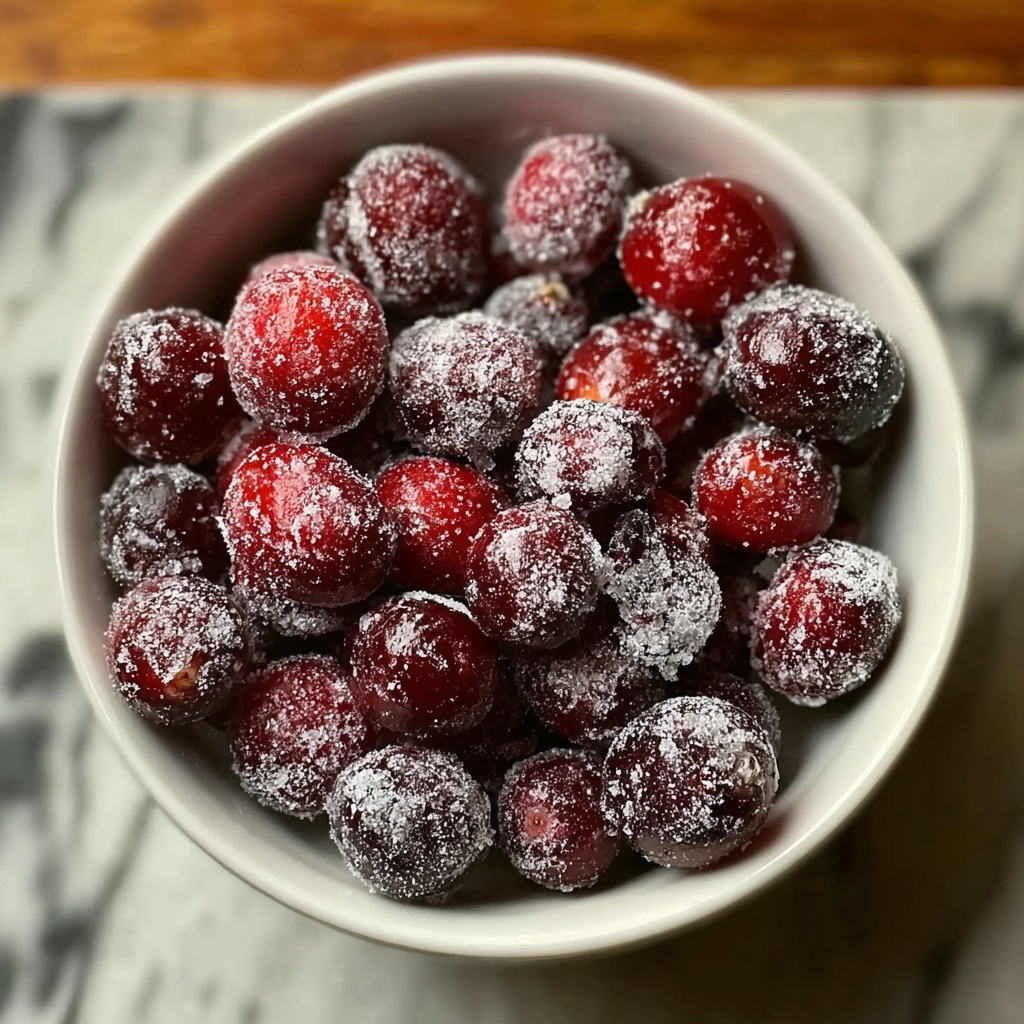 Candied Cranberries Recipe - Recipe Image