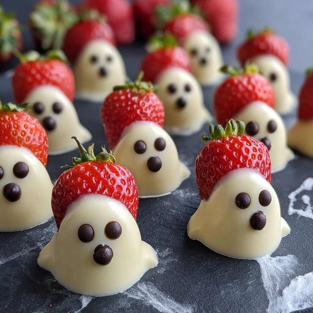 Spooky Strawberry Ghosts Recipe - Recipe Image