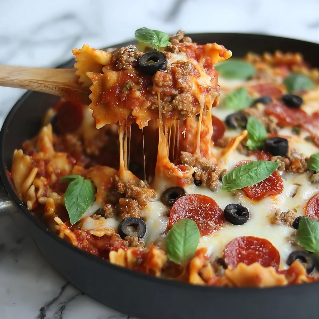 Pizza Casserole Recipe - Recipe Image