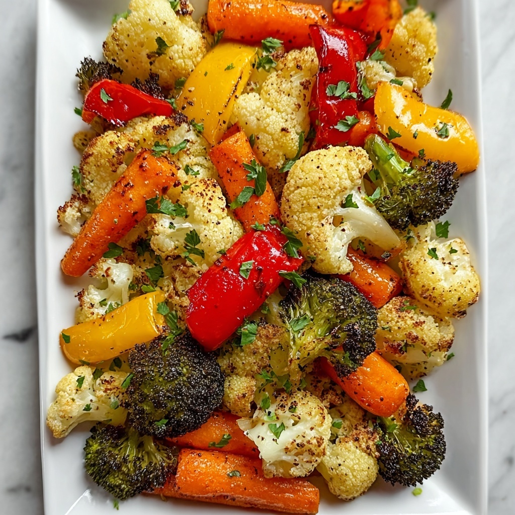 Garlic Roasted Vegetables Recipe - Recipe Image