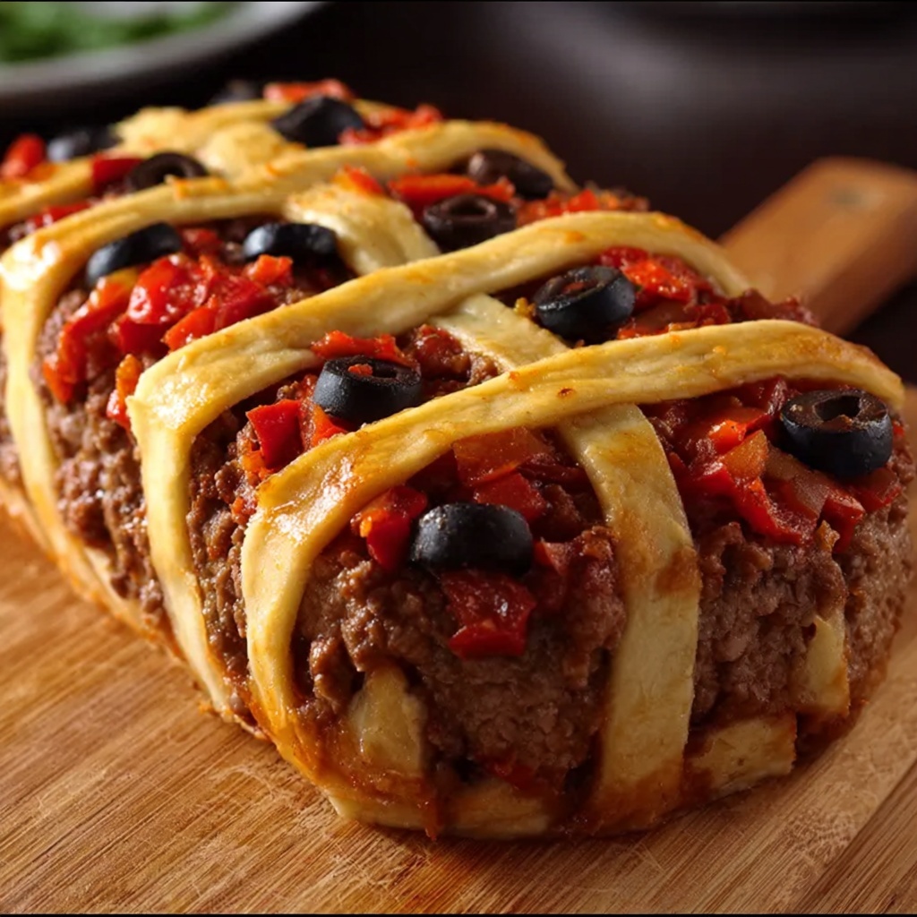 Mummy Meatloaf Recipe - Recipe Image