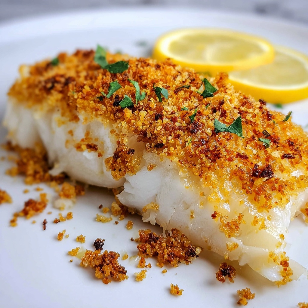 Panko Parmesan Baked Cod Recipe - Recipe Image