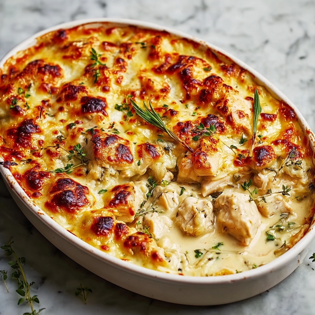 Chicken Alfredo Bake Recipe - Recipe Image