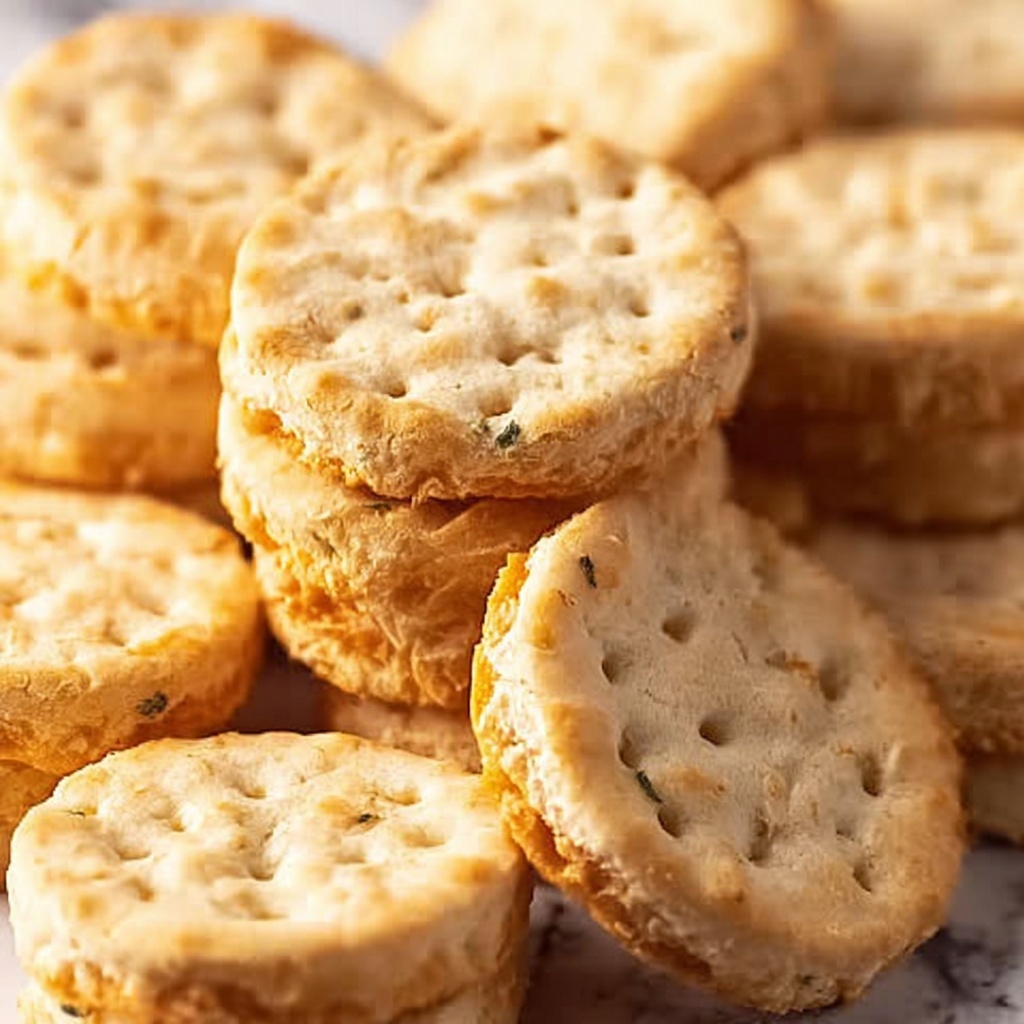 Savory Cheddar Herb Cookies Recipe - Recipe Image