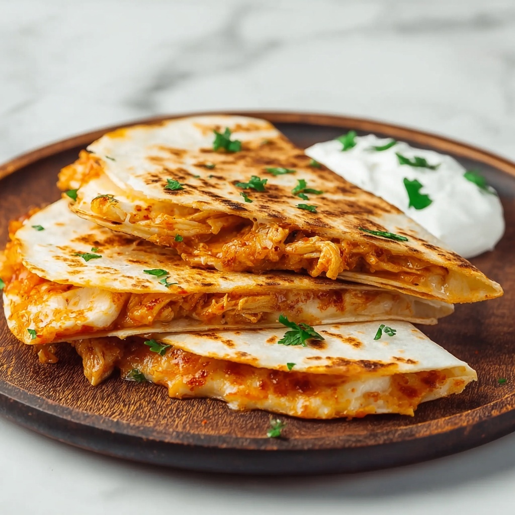 Buffalo Chicken Quesadillas Recipe - Recipe Image