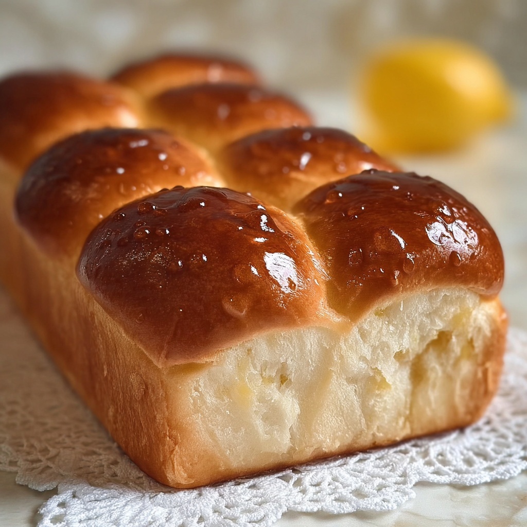 Sweet Condensed Milk Bread Recipe - Recipe Image