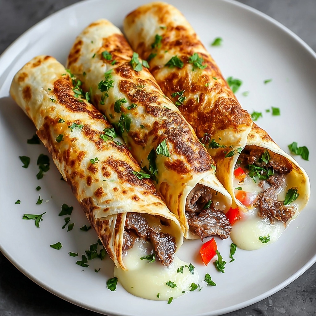 Keto Philly Cheesesteak Roll-Ups: The Ultimate Low-Carb Recipe - Recipe Image