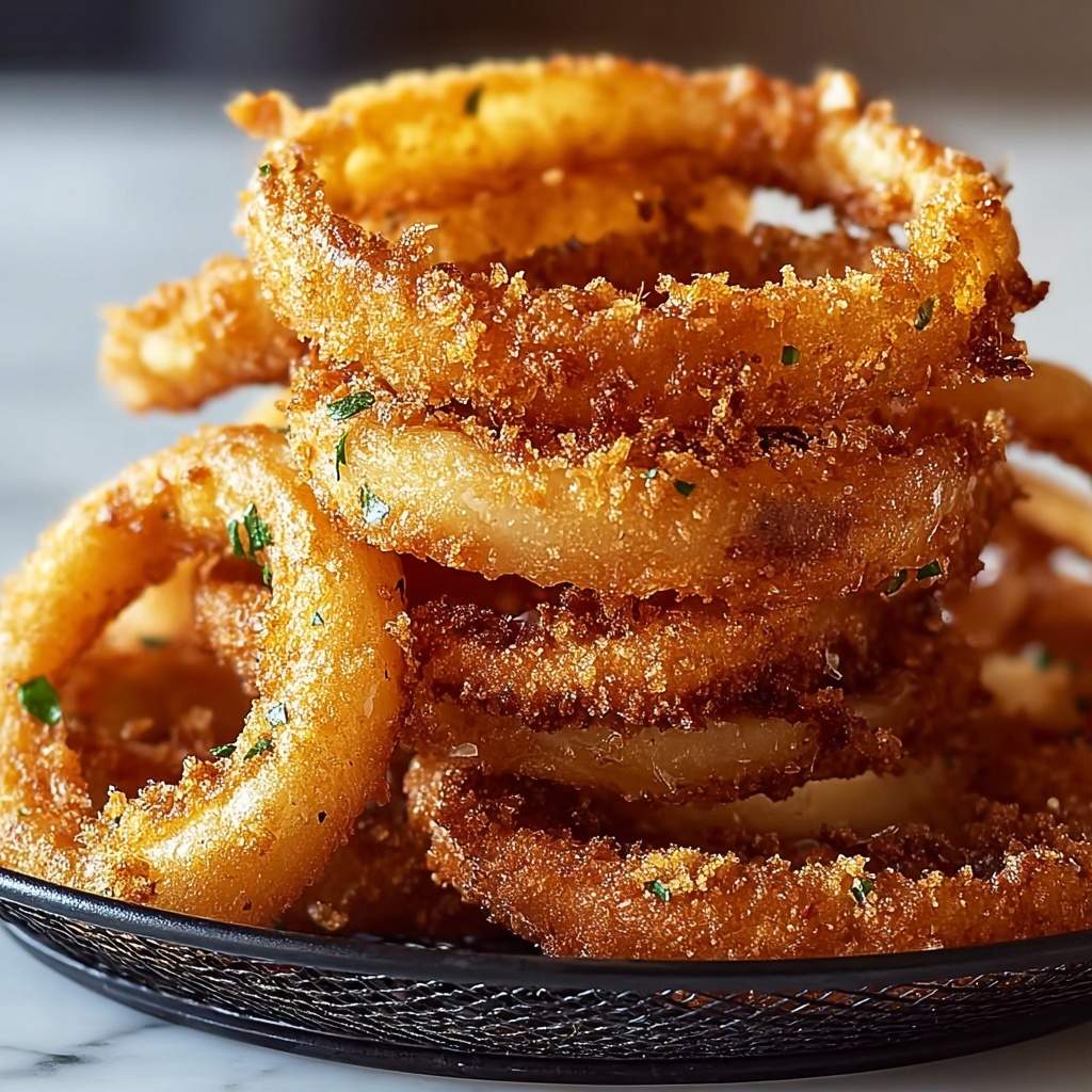 Air Fryer Frozen Onion Rings Recipe - Recipe Image