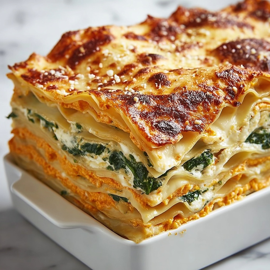 Butternut Squash and Spinach Lasagna Recipe - Recipe Image