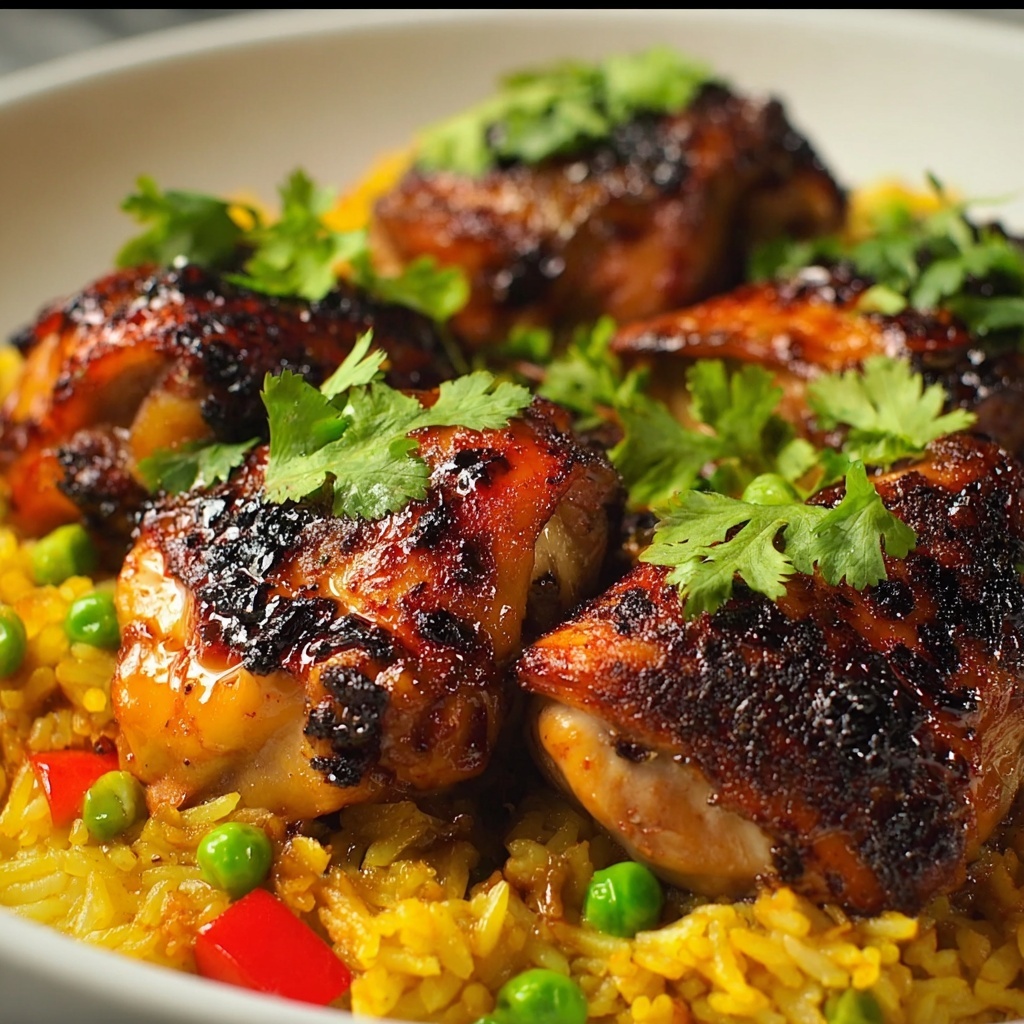 Caribbean Chicken and Rice Recipe - Recipe Image