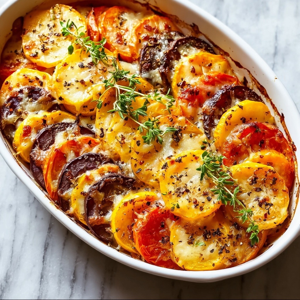 Cheesy Root Vegetable Gratin Recipe - Recipe Image