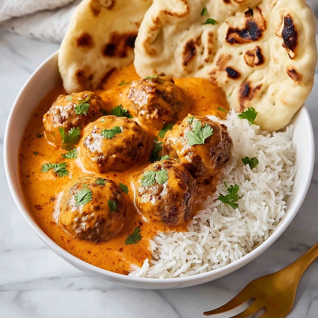 Butter Chicken Meatballs Recipe - Recipe Image