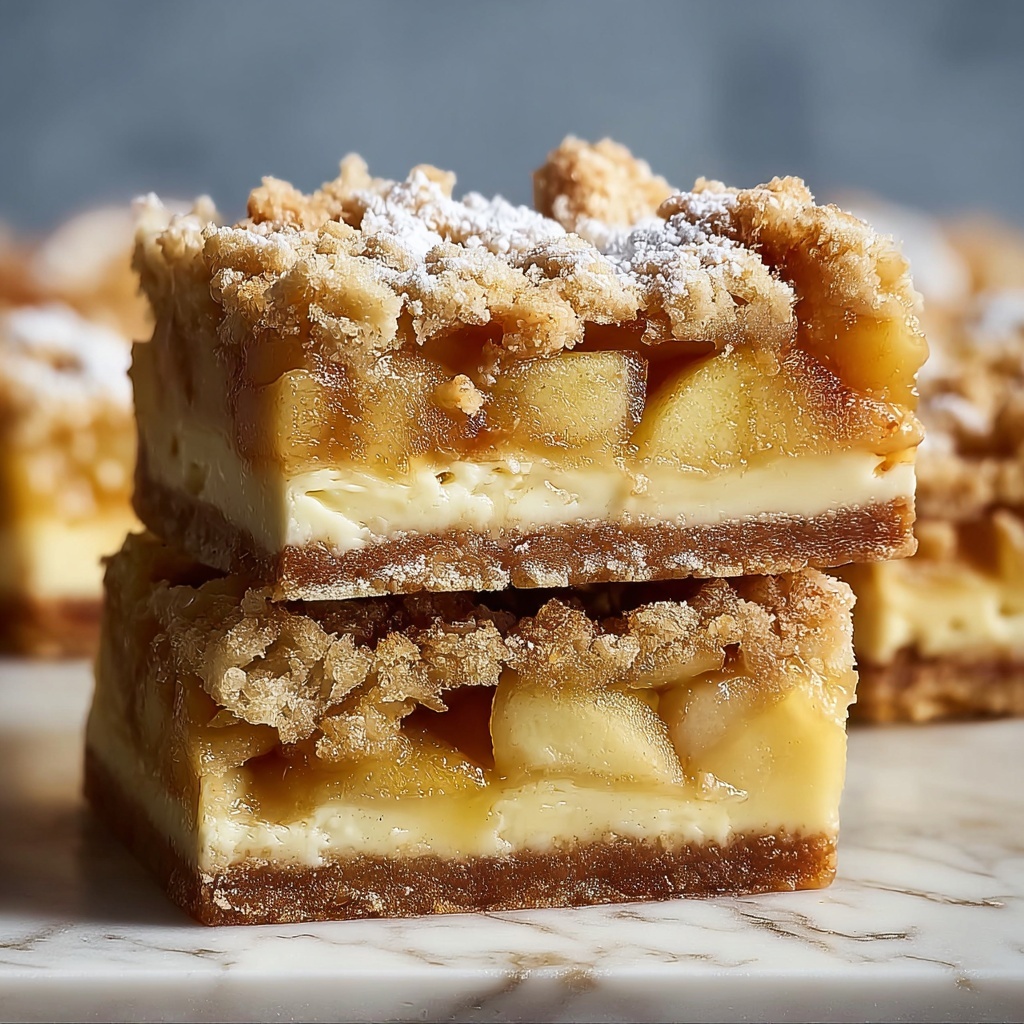 Gluten Free Apple Cheesecake Bars Recipe - Recipe Image
