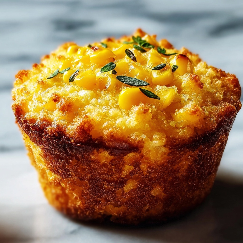 Crispy Cheddar Corn Potato Muffins Recipe - Recipe Image