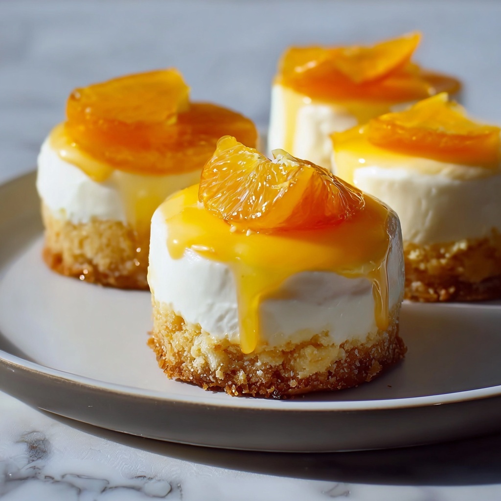 Orange Creamsicle Mini Cheesecakes Recipe - Recipe Image