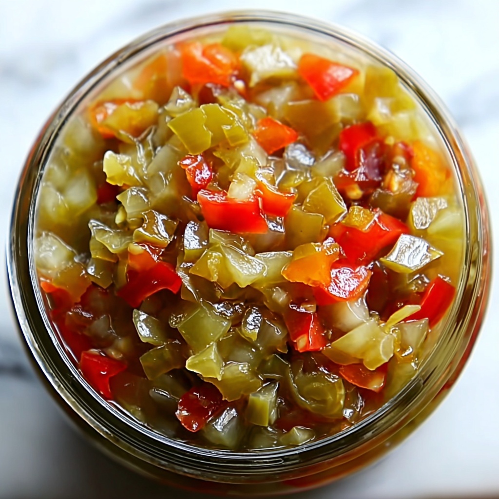 Pickled Pepper and Onion Relish Recipe - Recipe Image