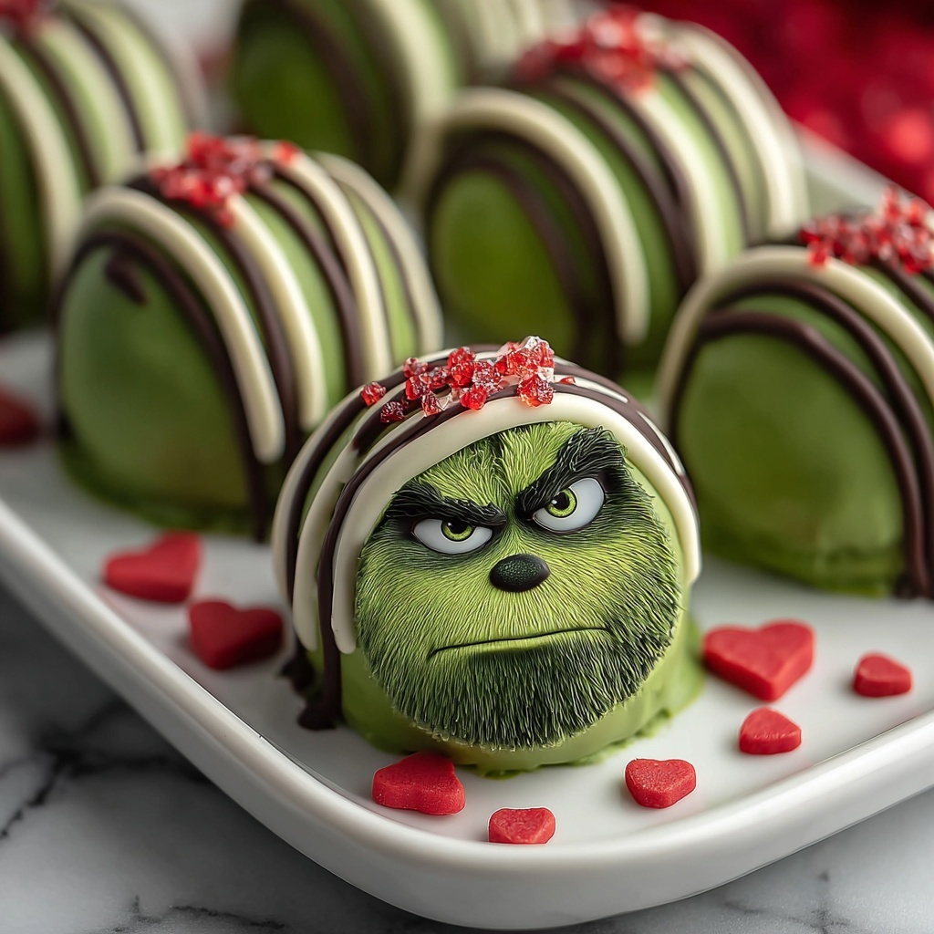 Grinch Christmas Truffles Recipe - Recipe Image
