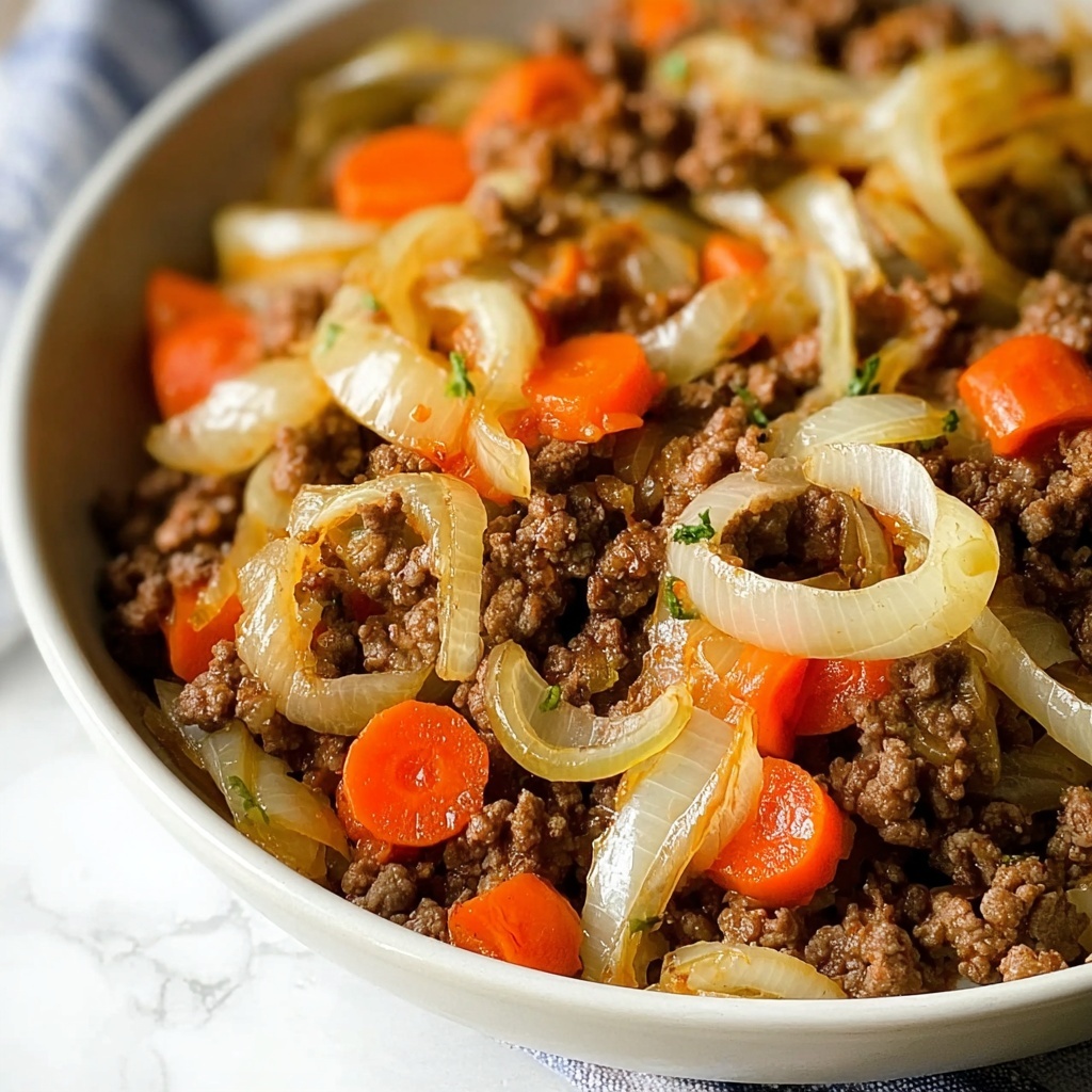 Cabbage and Ground Beef Skillet Recipe - Recipe Image