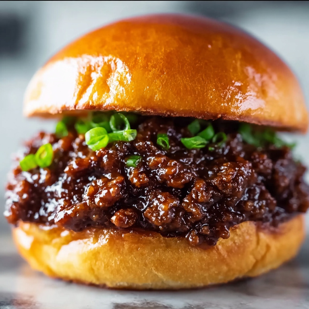 Korean Beef Sloppy Joes Recipe - Recipe Image