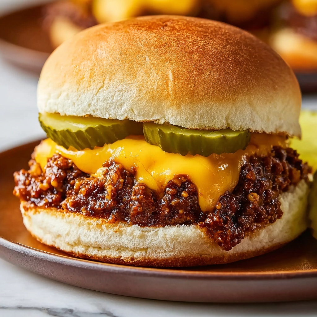 Cheesy Sloppy Joes Recipe - Recipe Image